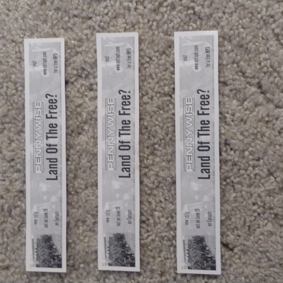 Pennywise Land of the Free sticker rare promotional epitaph records - Picture 4 of 5